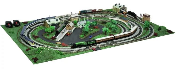 Hornby R8217 OO Scale Trakmat Multi-Track Layout Plan Hornby TRAINS - HO/OO SCALE