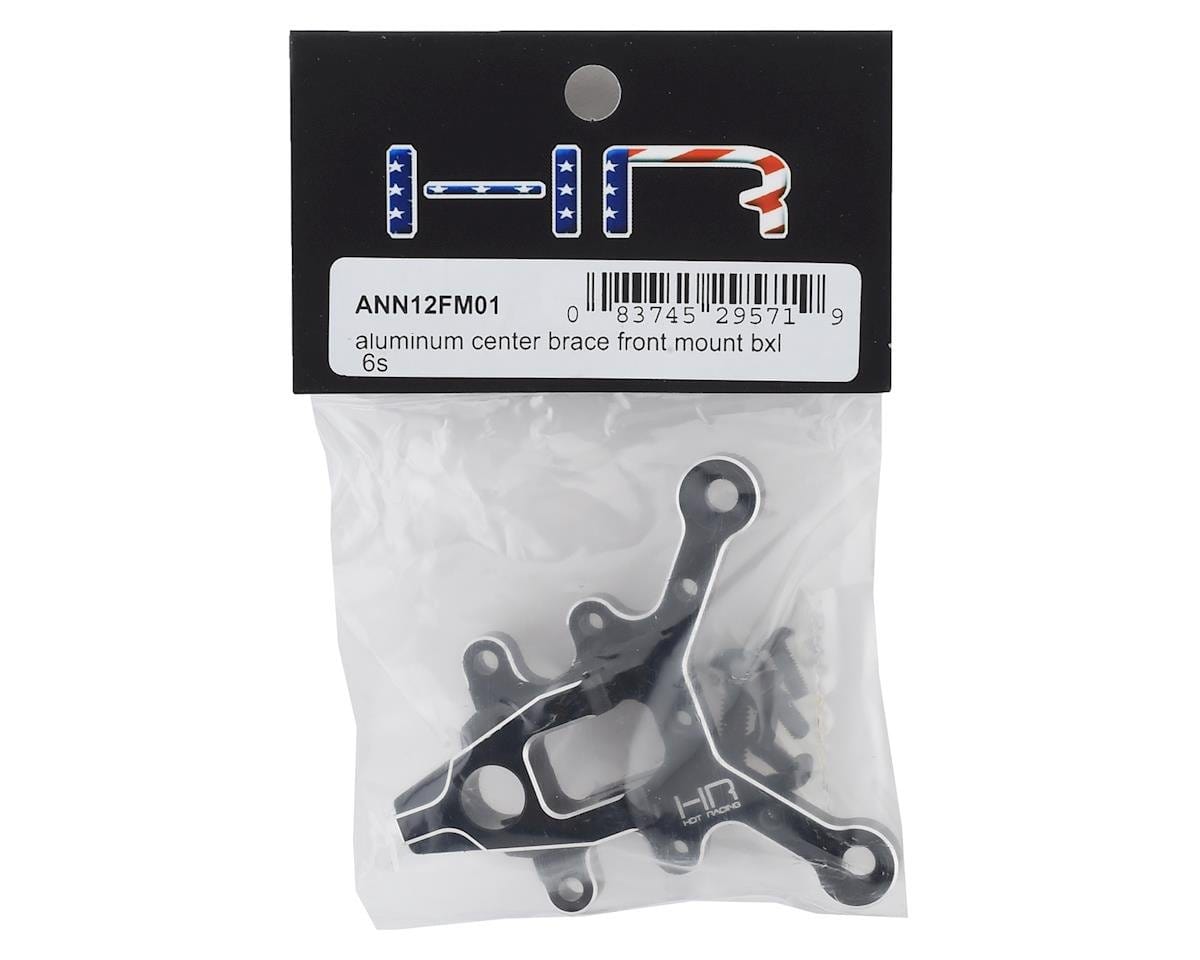 Hot Racing Arrma 6S Aluminum Front Brace Mount (Black) Hot Racing RC CARS - PARTS