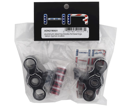 Hot Racing Arrma Aluminum HD Bearings Axle Carriers (Black) (Legacy) Hot Racing RC CARS - PARTS