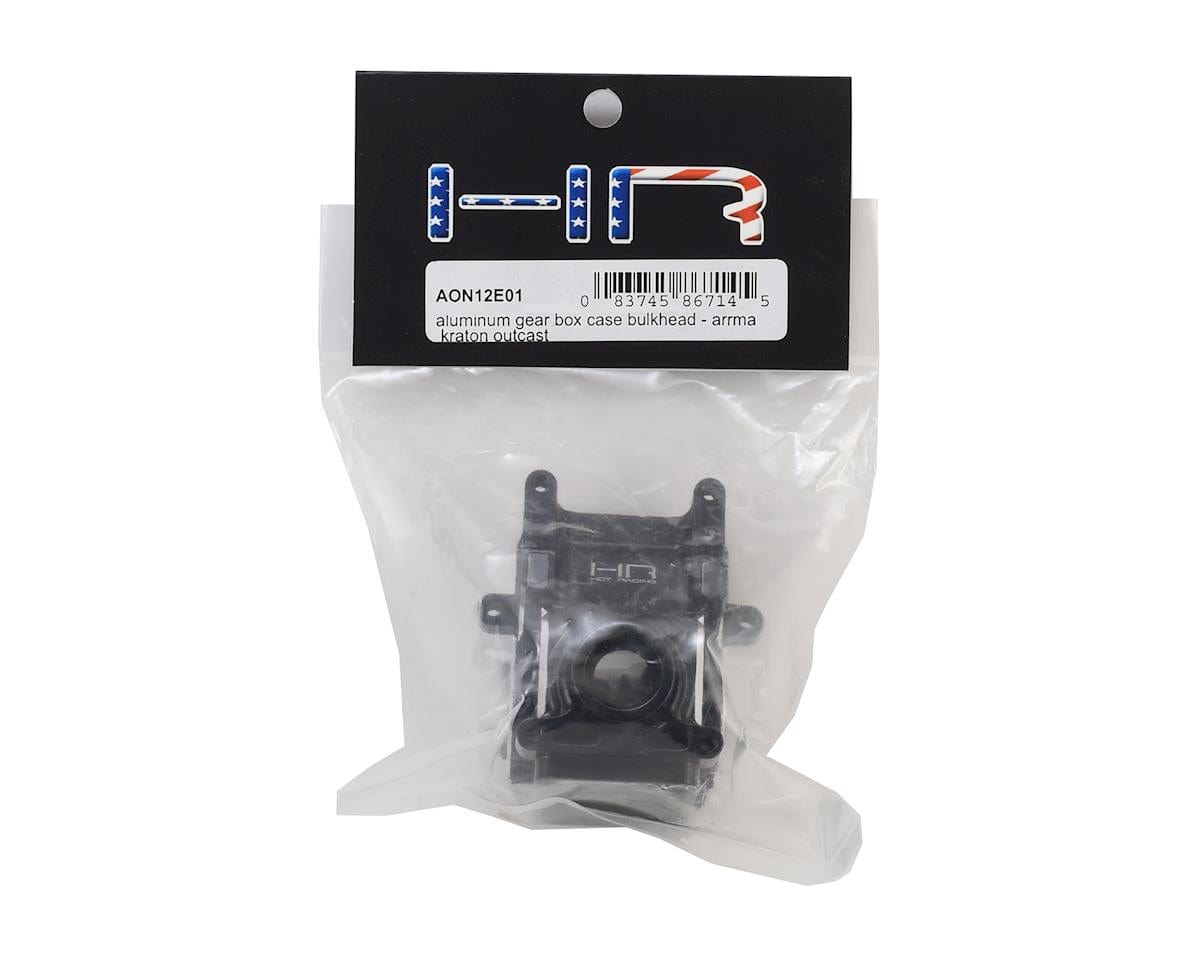 Hot Racing Arrma Kraton/Outcast Aluminum Gearbox Case Bulkhead (Black) Hot Racing RC CARS - PARTS