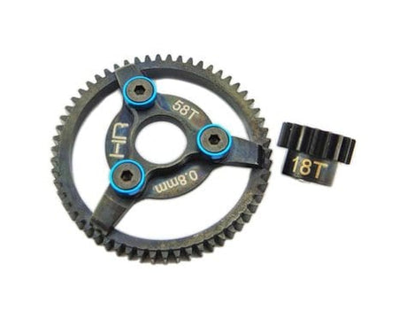 Hot Racing Brushless Steel Gear Kit 32P 18/58T .8m 3.22 Hot Racing RC CARS - PARTS