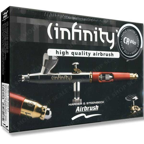 High-quality Harder and Steenbeck Infinity CR Plus 0.15+0.4mm 2-in-1 airbrush set