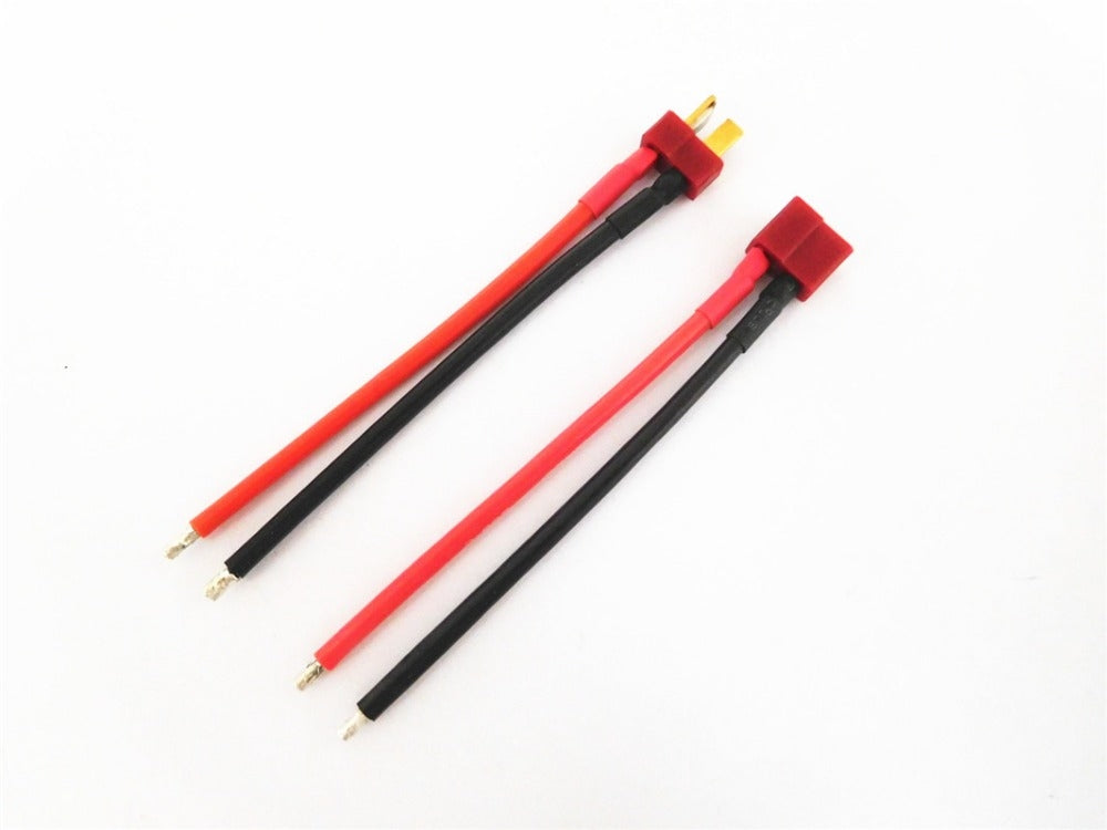 Hobbytech Deans Male/Female W/14Awg Silicone Wire 100mm Hobbytech ELECTRIC ACCESSORIES