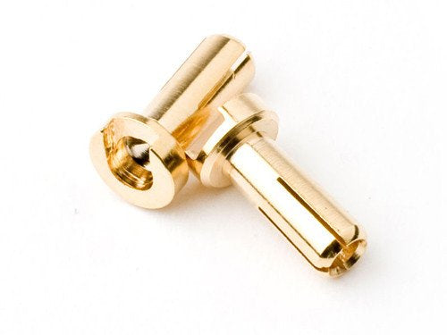 Hobbytech 4mm Gold Bullet Connectors For Lipo Batteries 2Pcs Hobbytech ELECTRIC ACCESSORIES