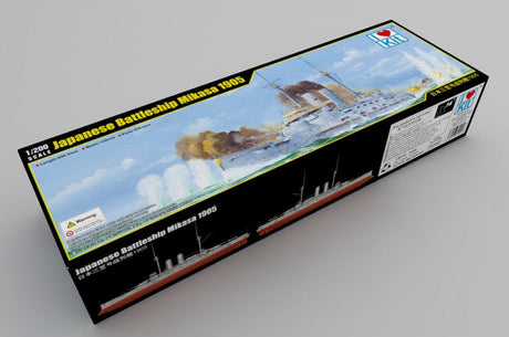 I Love Kit 1/200 Battleship Mikasa 1905 Plastic Model Kit [62004] - Hobbytech Toys
