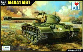 I Love Kit 1/35 M48A1 MBT Plastic Model Kit [63531] - Hobbytech Toys
