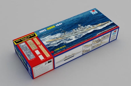 I Love Kit 1/700 Top Grade HMS HOOD 1941 Plastic Model Kit [65703] - Hobbytech Toys