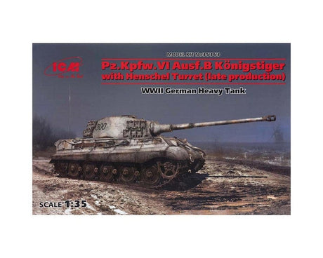 ICM 1/35 Pz.Kpfw.VI King Tiger w/Hen.Trt ICM PLASTIC MODELS