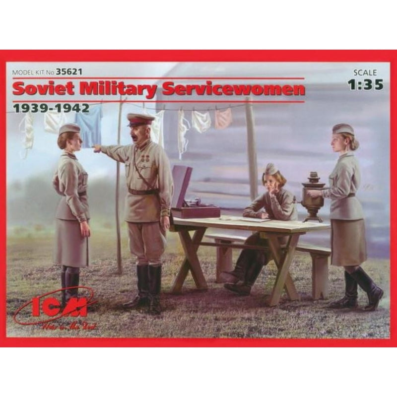 ICM 1/35 Svt. Servicewomen (1939-42) (4)* ICM PLASTIC MODELS