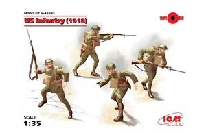 Icm 1/35 Us Infantry 1918* ICM PLASTIC MODELS