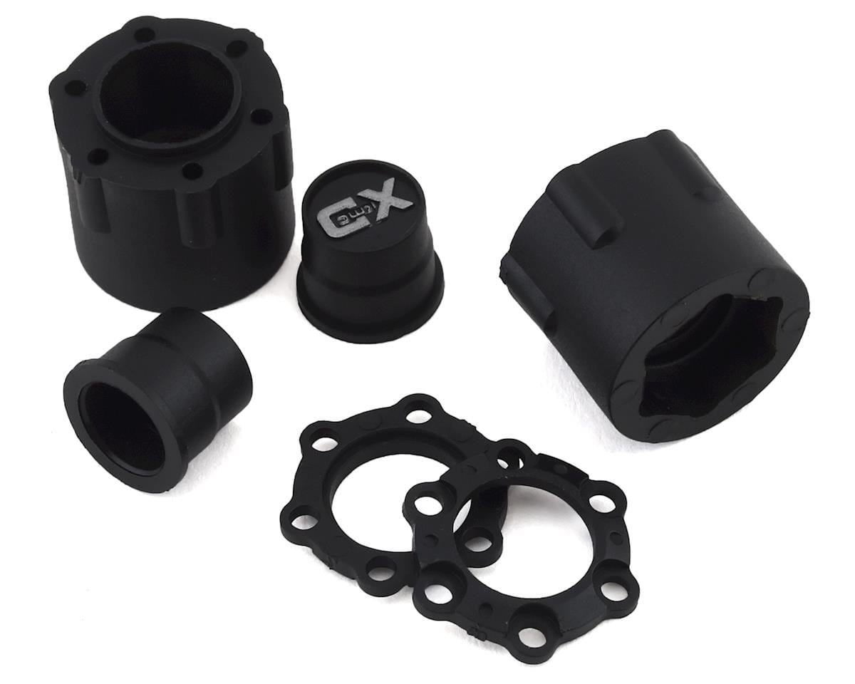 Incision KMC XD229 Machete 1.9 Plastic Beadlock Wheels (2) (Black Chrome) Incision RC CARS - PARTS