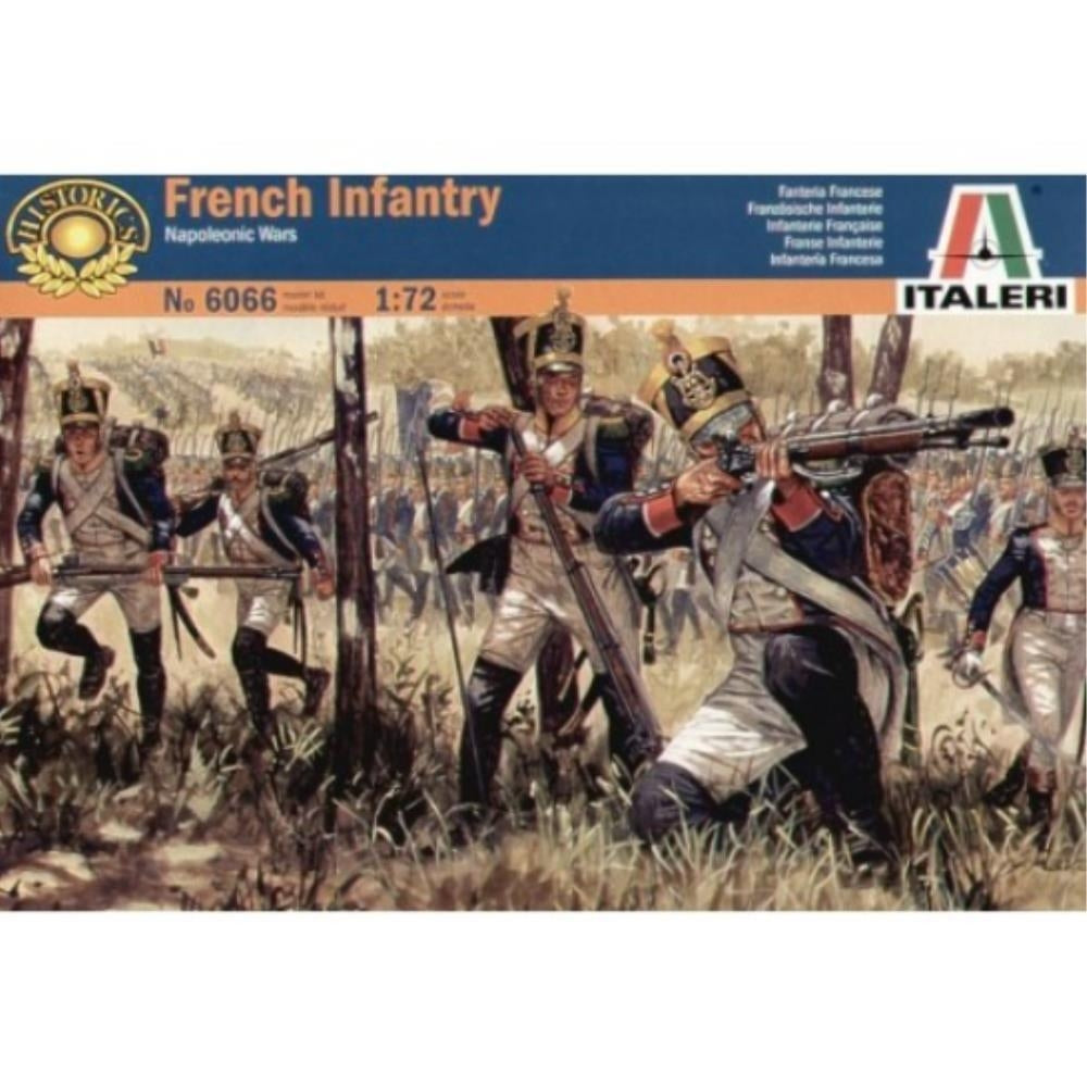 Italeri 1/72 French Infantry Napoleonic Wars Plastic Model Kit Italeri PLASTIC MODELS