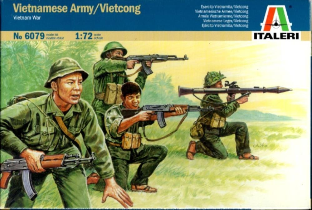 Italeri 1/72 Vietnam War Vietnamese Army / Vietcong Plastic Model Kit Italeri PLASTIC MODELS