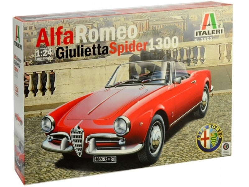 Italeri 1/24 Alpha Romeo Gulietta Spyder Italeri PLASTIC MODELS