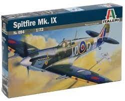 Italeri 0094S 1/72 Spitfire MK.IX Plastic Model Kit - Hobbytech Toys