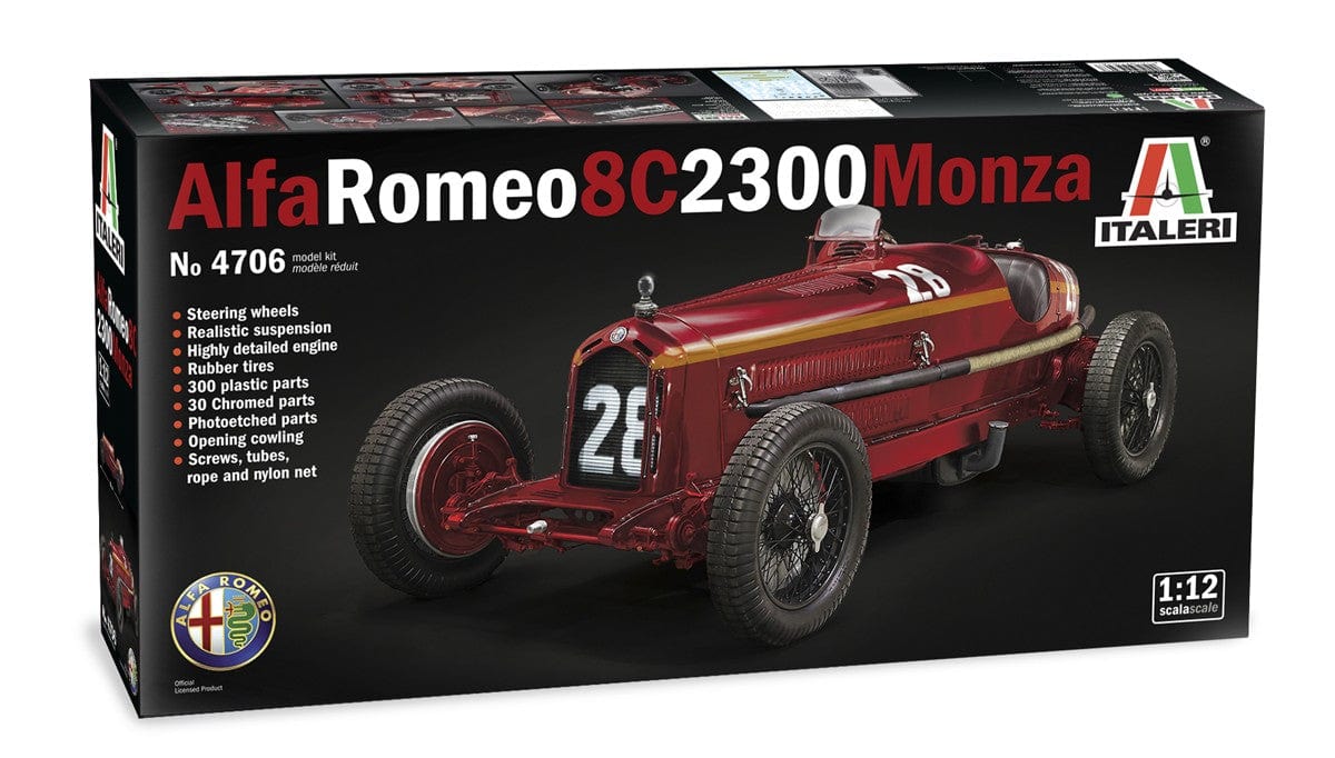 Italeri 1/12 Alfa Romeo 8C 2300 Monza Tazio Nuvolari Italeri PLASTIC MODELS