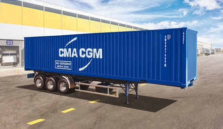 Italeri 1/24 40ft Container Trailer Italeri PLASTIC MODELS