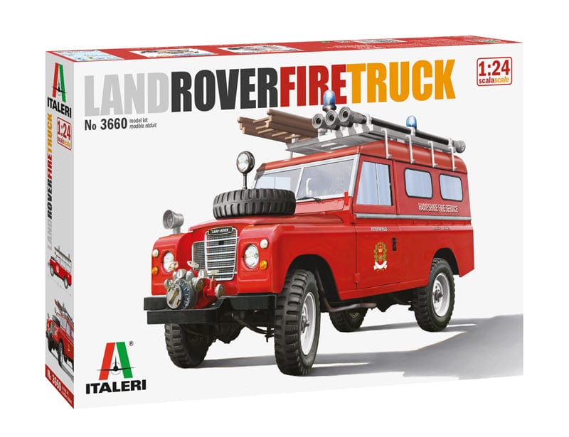 Italeri 1/24 Land Rover Fire Truck Italeri PLASTIC MODELS