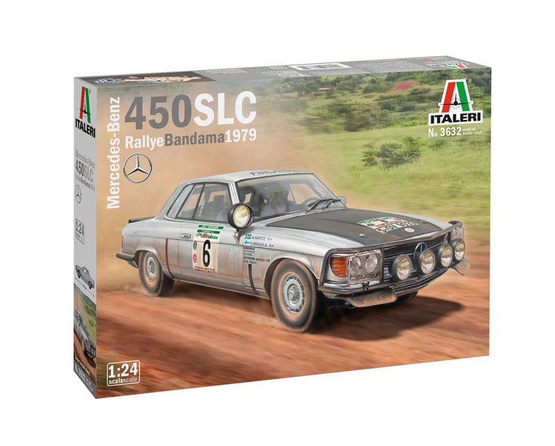 Italeri 1/24 Mercedes Benz 450SLC Rallye Bandama 1979 Italeri PLASTIC MODELS