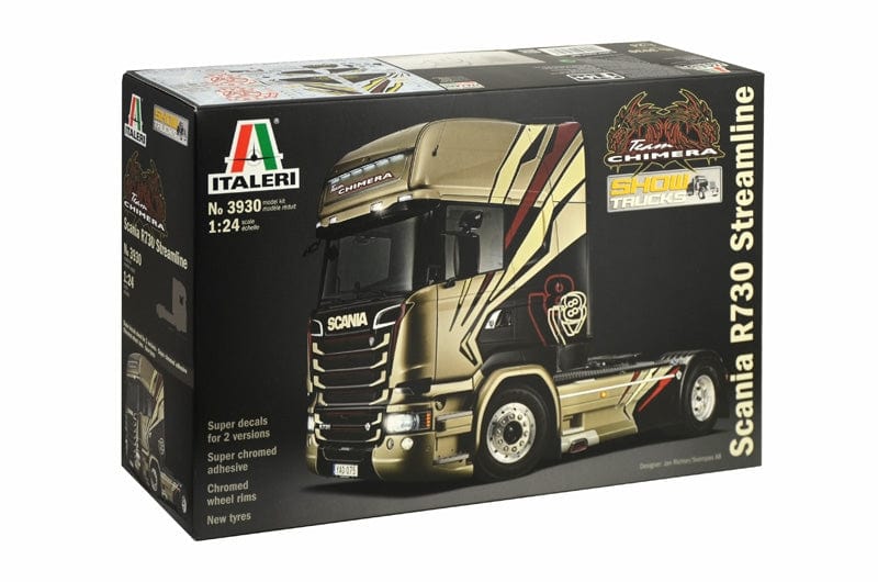 Italeri 1/24 Scania R730 Streamline Truck Italeri PLASTIC MODELS