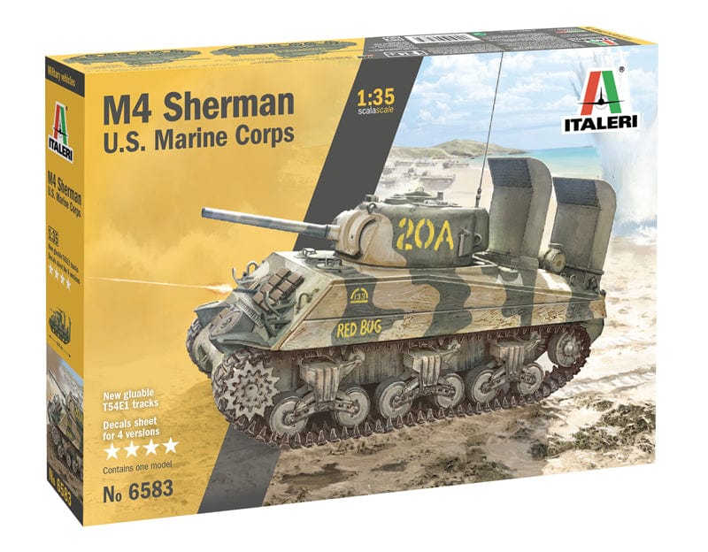 Italeri 1/35 M4 Sherman US Marine Corps Italeri PLASTIC MODELS