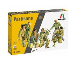 Italeri 1/35 Partisans Esci Moulds Italeri PLASTIC MODELS