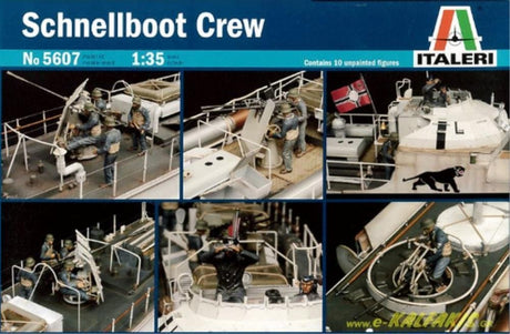 Italeri 1/35 Schnellboot Crew Plastic Model Kit Italeri PLASTIC MODELS