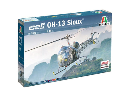 Italeri 1/48 OH-13 Sioux Korean War Plastic Model Kit Italeri PLASTIC MODELS