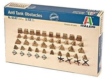 Italeri 1/72 Anti Tank Obstacles Plastic Model Kit Italeri PLASTIC MODELS