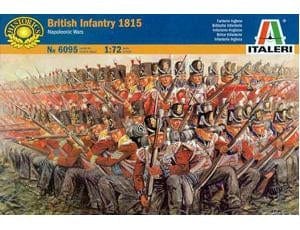 Italeri 1/72 British Infantry 1815 Napoleonic Wars Plastic Model Kit Italeri PLASTIC MODELS