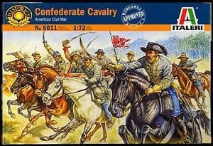 Italeri 1/72 Confederate Cavalry American Civil War Plastic Model Kit Italeri PLASTIC MODELS
