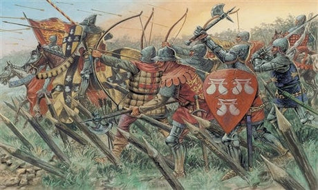 Italeri 1/72 English Knights And Archers 100 Years War Plastic Model Kit Italeri PLASTIC MODELS