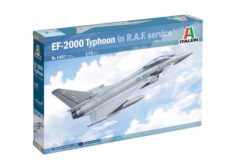 Italeri 1/72 Eurofighter Typhoon EF-2000 - In RAF Service Plastic Model Kit Italeri PLASTIC MODELS