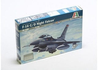 Italeri 1/72 F-16C/D Night Falcon Plastic Model Kit Italeri PLASTIC MODELS