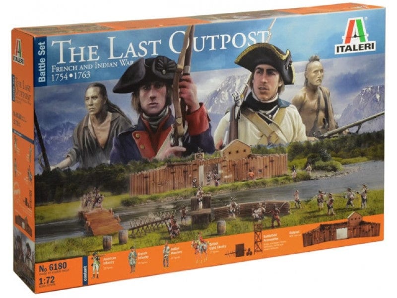 Italeri 1/72 French And Indian War 1754-1763 - The Last Outpost Plastic Model Kit Italeri PLASTIC MODELS
