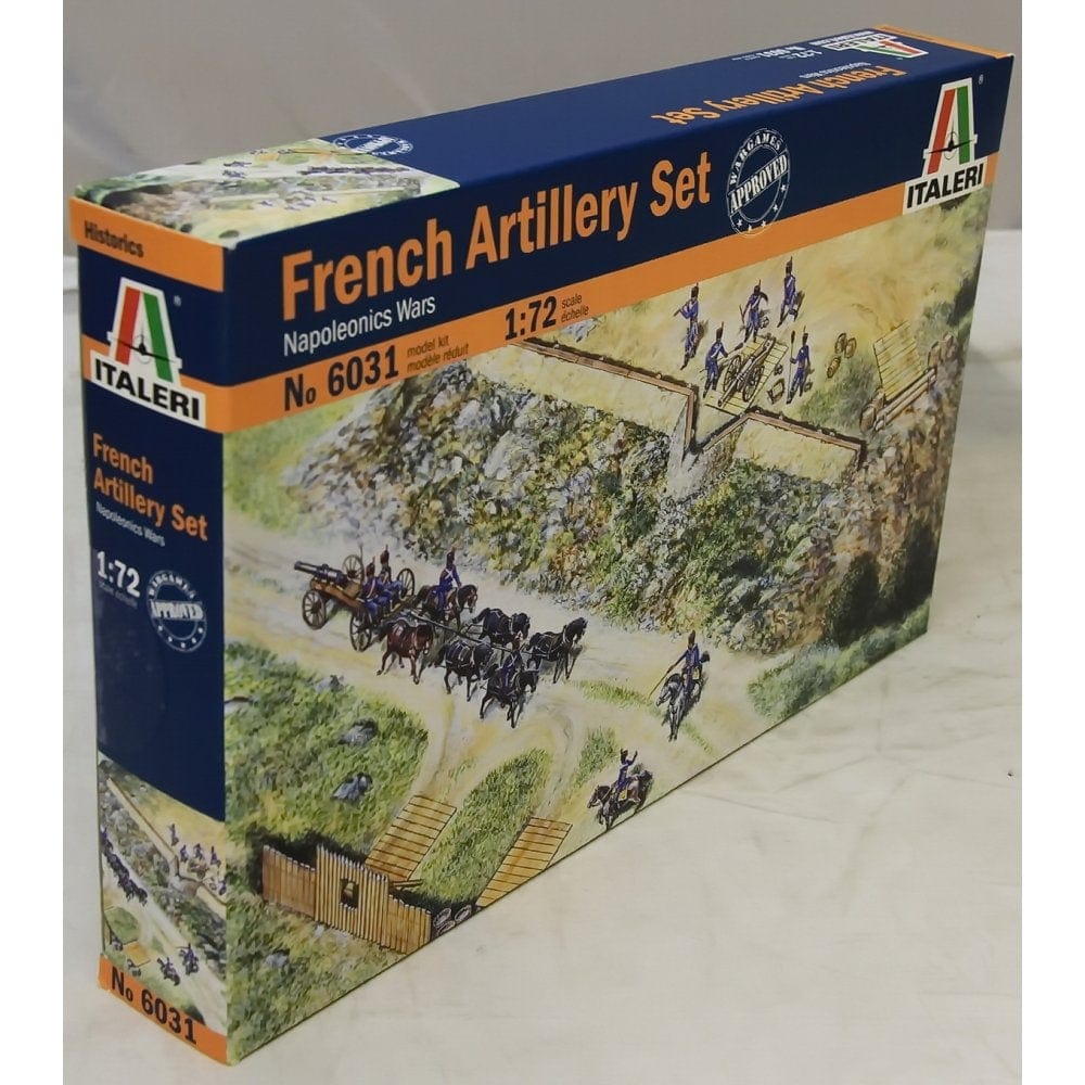 Italeri 1/72 French Artillery Set Napoleonic Wars Plastic Model Kit Italeri PLASTIC MODELS
