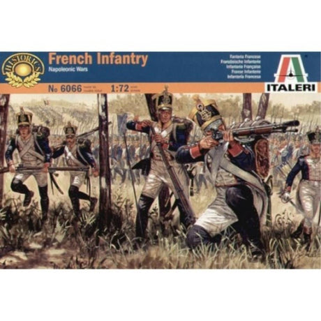 Italeri 1/72 French Infantry Napoleonic Wars Plastic Model Kit Italeri PLASTIC MODELS