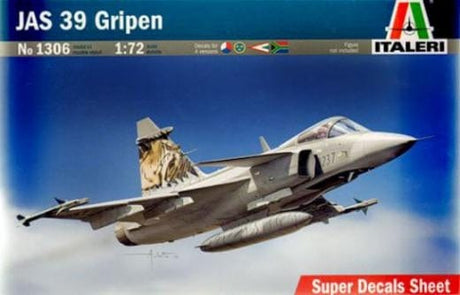 Italeri 1/72 Jas 39 Gripen Plastic Model Kit Italeri PLASTIC MODELS