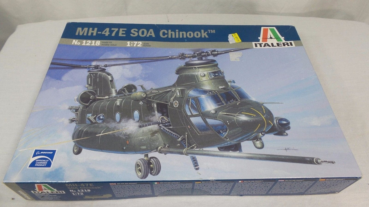 Italeri 1/72 Mh-47 E Soa Chinook Tm Plastic Model Kit Italeri PLASTIC MODELS