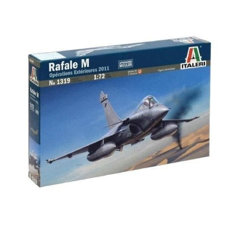 Italeri 1/72 Rafale M Operations Exterieures 2011 Plastic Model Kit Italeri PLASTIC MODELS