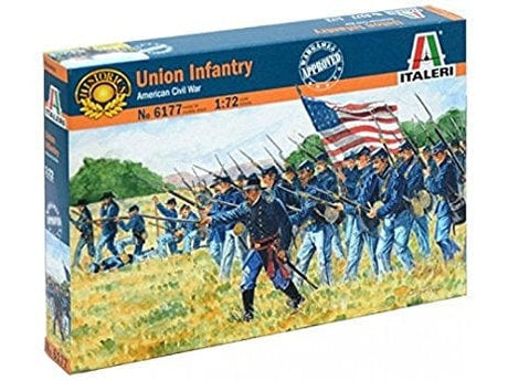 Italeri 1/72 Union Infantry (American Civil War) Plastic Model Kit Italeri PLASTIC MODELS