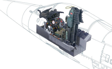 Italeri 1991 1/12 F-104G Starfighter Cockpit Italeri PLASTIC MODELS