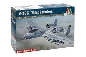 Italeri 2725S 1/48 A-10C Blacksnakes Plastic Model Kit - Hobbytech Toys