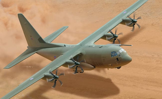 Italeri 2746S 1/48 C-130J C5 Hercules Plastic Model Kit Italeri PLASTIC MODELS