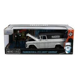Jada 1/24 Frankenstein Figure W/1957 Chevy Suburban - Hobbytech Toys