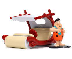 Jada 1/32 Fred Figure w/ Flintstones Mobile Movie - Hobbytech Toys