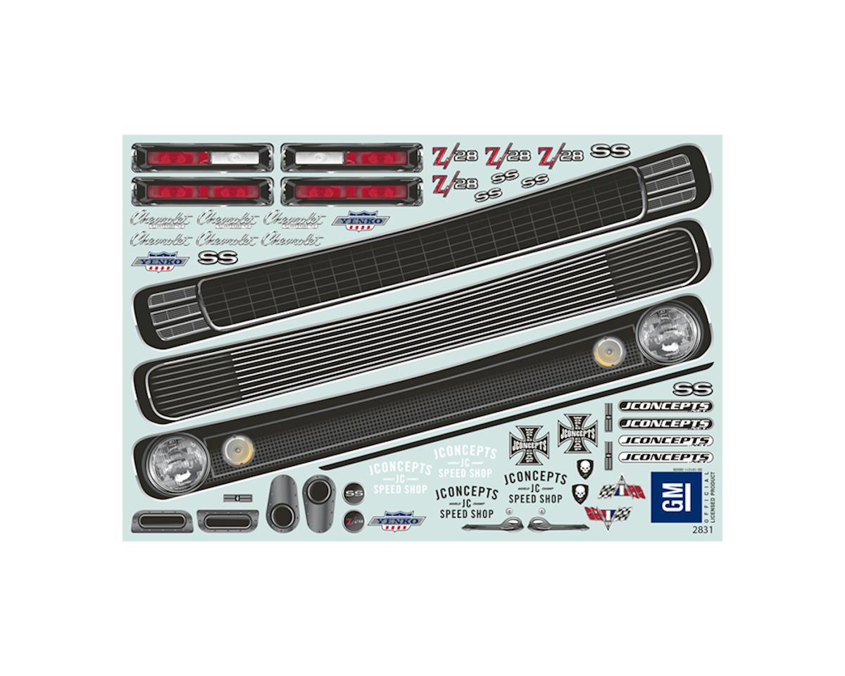 Jconcepts JC0400 1967 Chevy Camaro Street Elimator Clear Body JConcepts RC CARS - PARTS