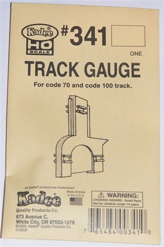 Kadee 341 Track Gauge For Code 70 And 100 Track Kadee TRAINS - HO/OO SCALE