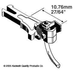 Kadee No 19 HO Nem 362 Coupler, 27/64 Center 2Pr Kadee TRAINS - HO/OO SCALE