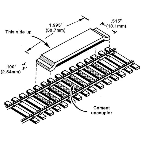 Kadee HO C83 Delayed Uncoupler Between the Rails Kadee TRAINS - HO/OO SCALE